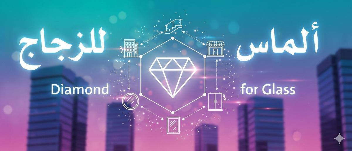 الماس للزجاج لتركيب جميع أنواع الزجاج في الرياض