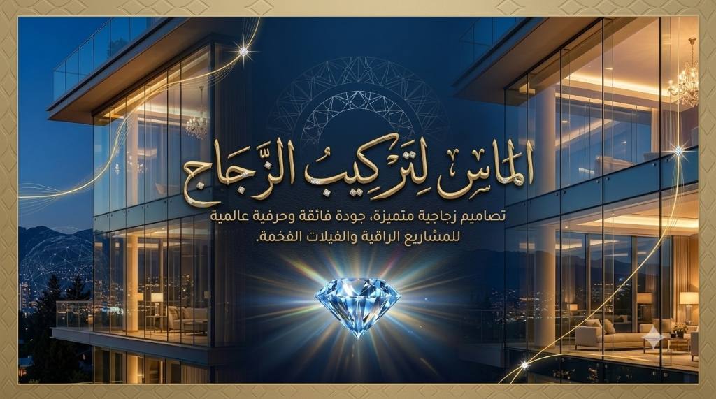 الماس للزجاج - واجهات زجاجية فاخرة بالرياض